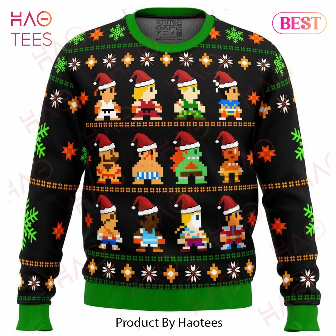 Street Fighter Classic Collection Ugly Christmas Sweater