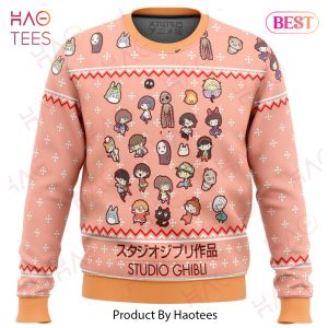 Studio Ghibli Cuties Ugly Christmas Sweater