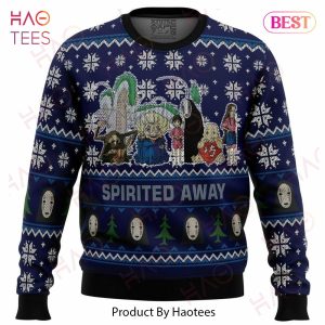 Studio Ghibli Spirited Away Squad Ugly Christmas Sweater