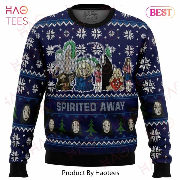 Studio Ghibli Spirited Away Squad Ugly Christmas Sweater