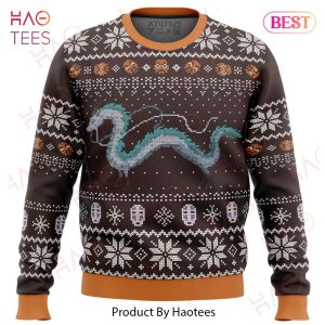 Studio Ghibli Spirits Ugly Christmas Sweater