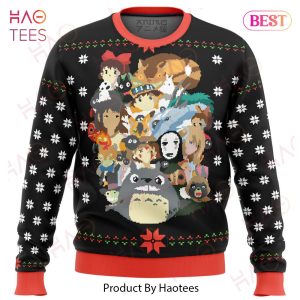 Studio Ghibli Xmas Main Ugly Christmas Sweater
