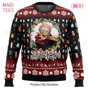 Sukuna Christmas Jujutsu Kaisen Ugly Christmas Sweater