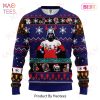 SW Christmas Sweater Darth Vader Pattern Red Ugly Sweater 2022