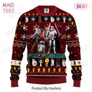 SW Christmas Sweater SW Dark R2 D2 Stormtrooper Darth Vader Red Ugly Sweater 2022