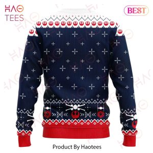SW Christmas Sweater SW Fight Ship Blue White Ugly Sweater 2022