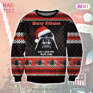 SW Christmas Ugly Sweater SW Merry Sithmas Darth Vader Let’s Join The Dark Side Christmas Black Sweater 2022
