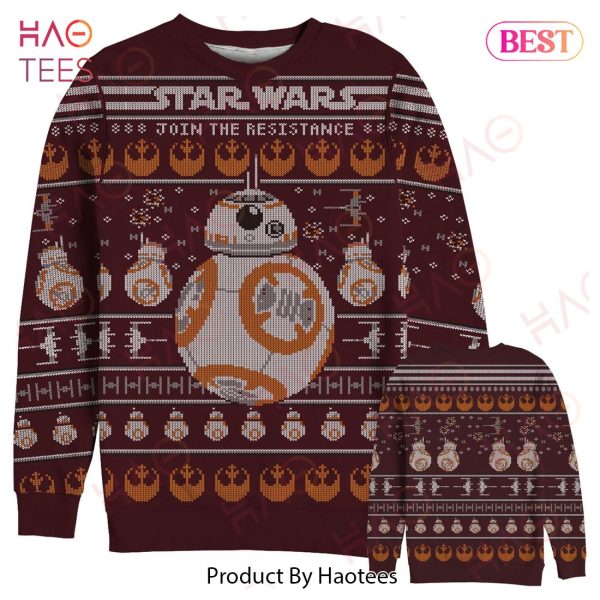 SW Sweater SW Join The Resistance BB-8 Ugly Sweater 2022
