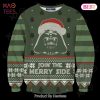 SW Ugly Sweater SW Mandalorian Merry Bobamas Blue Sweater 2022