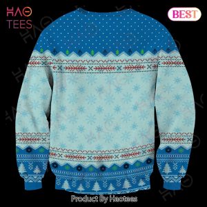 SW Ugly Sweater SW Queue For BobaTea Blue Sweater 2022