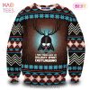 SW Ugly Sweater SW Silhouette Christmas Tree Green Black Red Sweater 2022