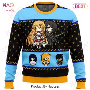 Sword Art Online Sprites Ugly Christmas Sweater