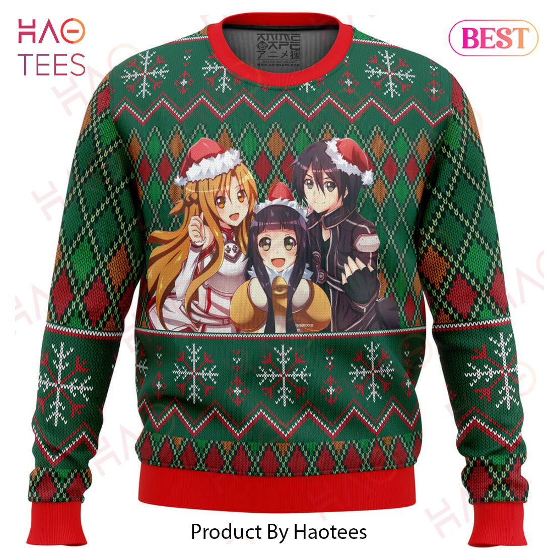 Sword Art Online Ugly Christmas Sweater