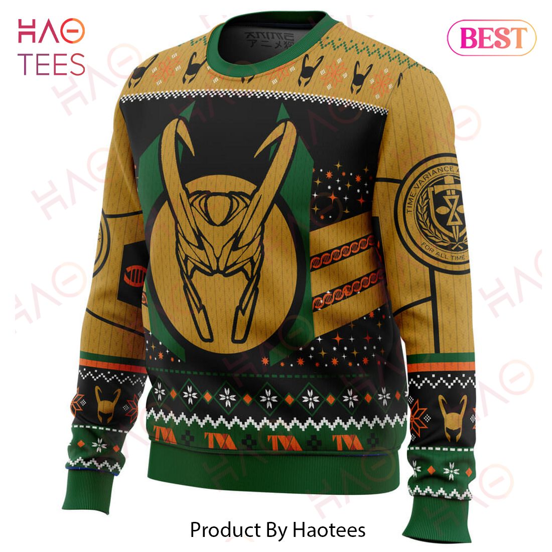 The Christmas Variant Loki Ugly Christmas Sweater The Christmas Variant Loki Ugly Christmas Sweater