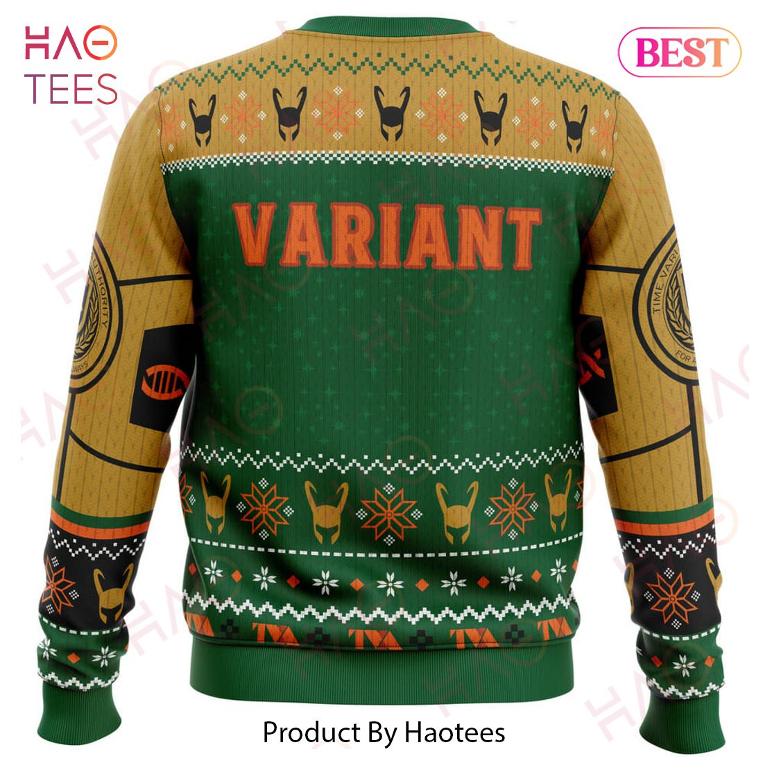 The Christmas Variant Loki Ugly Christmas Sweater The Christmas Variant Loki Ugly Christmas Sweater