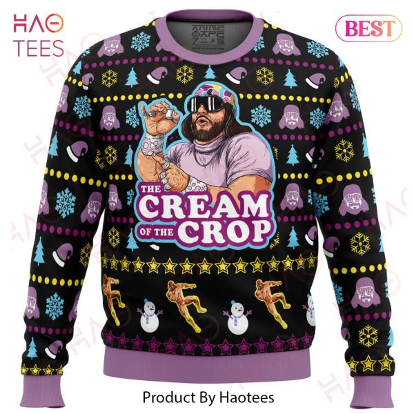 The Cream of the Crop Macho Man Randy Savage Pro Wrestling Ugly Christmas Sweater