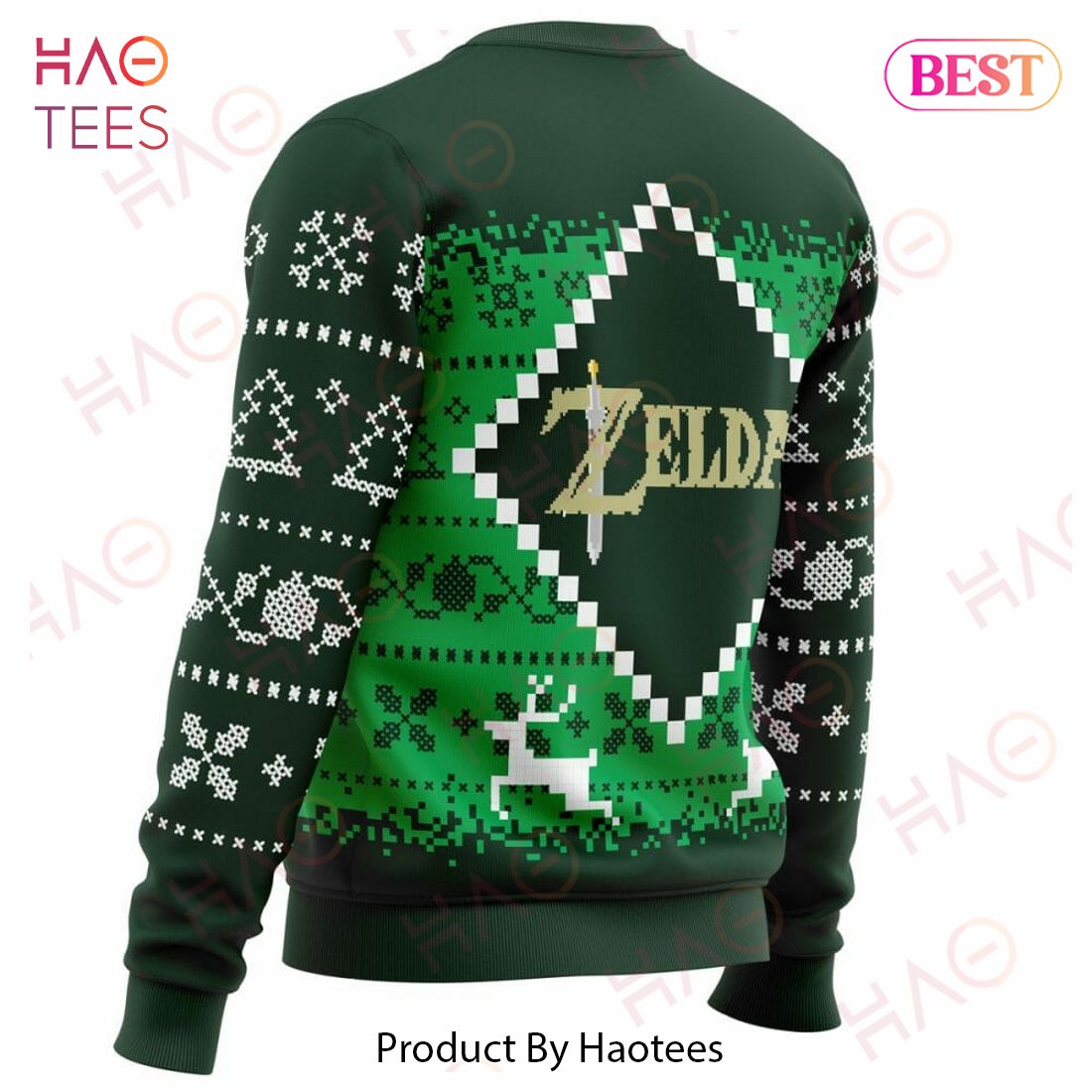 The Legend of Christmas Zelda Ugly Christmas Sweater