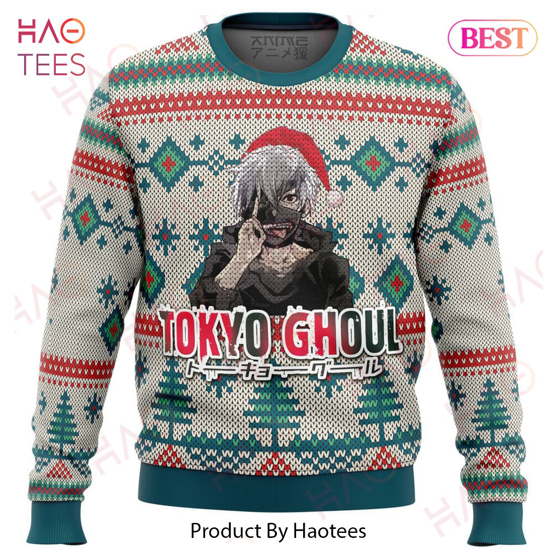 Tokyo Ghoul Alt Ugly Christmas Sweater Tokyo Ghoul Alt Ugly Christmas Sweater
