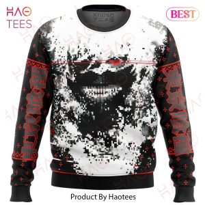 Tokyo Ghoul Kaneki Splatter Ugly Christmas Sweater