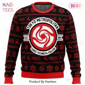 Tokyo Metropolitan Jujutsu Kaisen Ugly Christmas Sweater