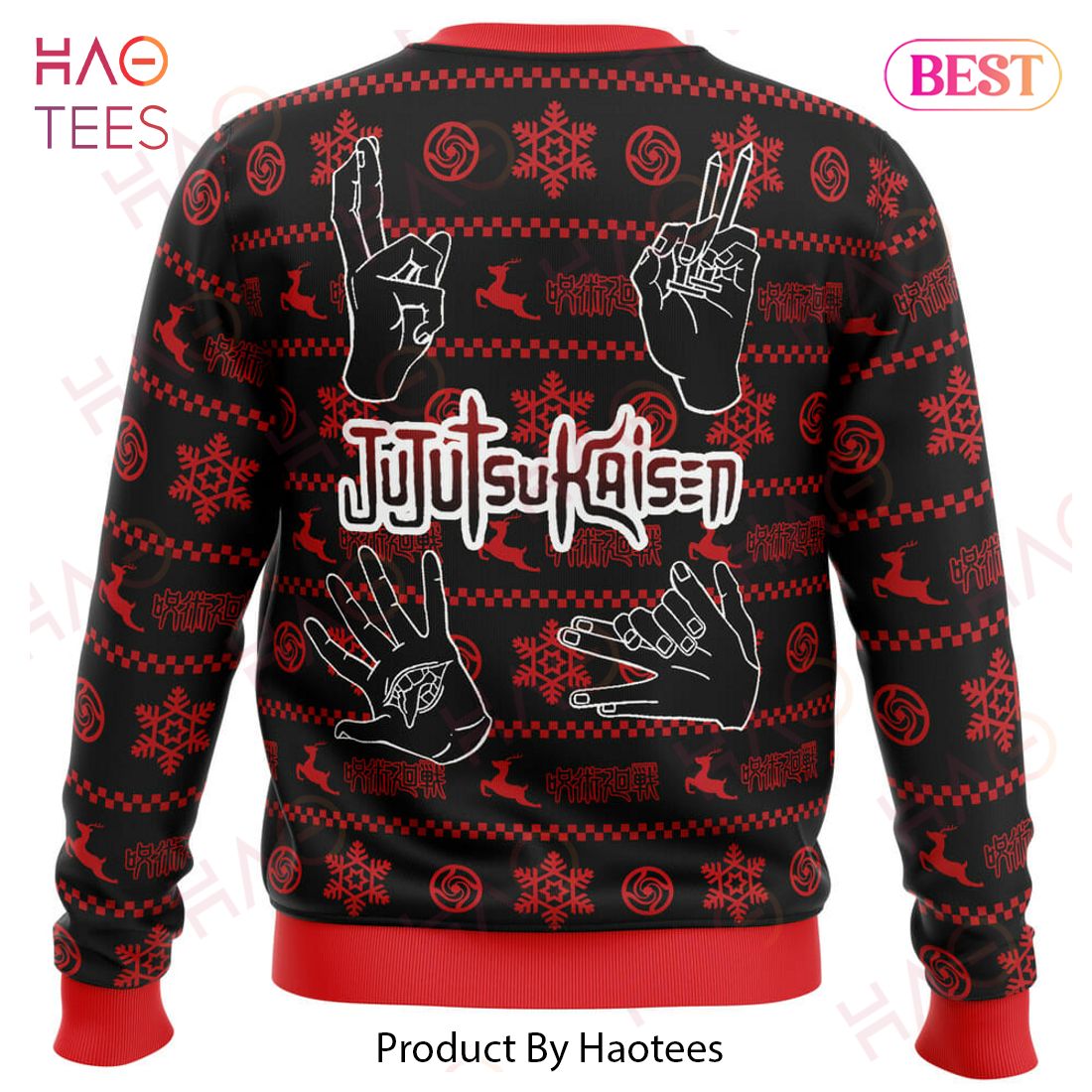 Tokyo Metropolitan Jujutsu Kaisen Ugly Christmas Sweater Tokyo Metropolitan Jujutsu Kaisen Ugly Christmas Sweater