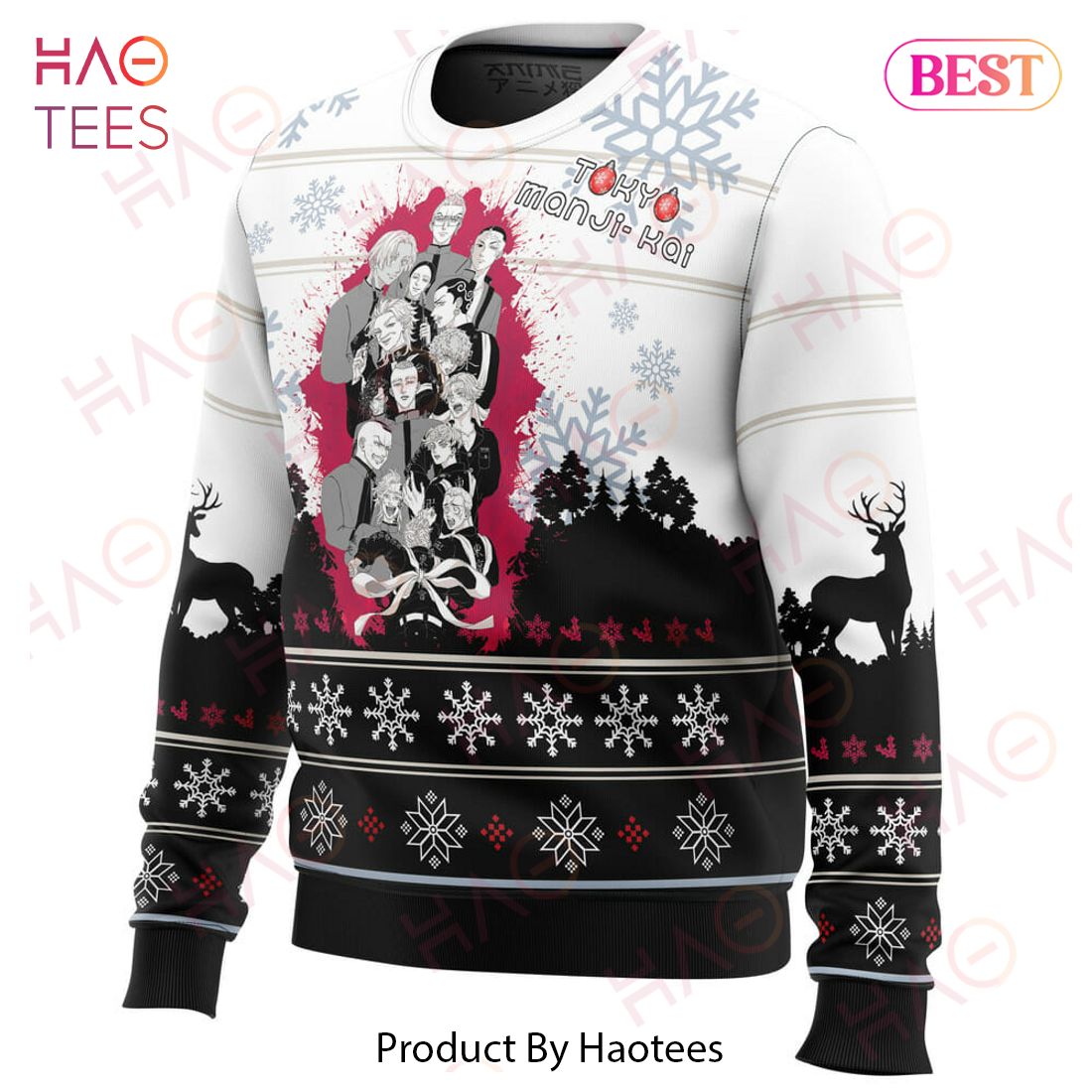 Toman Tokyo Revengers Ugly Christmas Sweater Toman Tokyo Revengers Ugly Christmas Sweater
