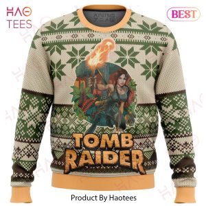 Tomb Raider Alt Ugly Christmas Sweater