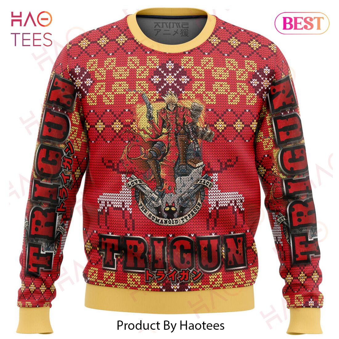 Trigun Alt Ugly Christmas Sweater Trigun Alt Ugly Christmas Sweater