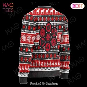Uchiha Sharingan Anime Ugly Christmas Sweater Naruto Xmas Gift