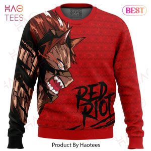 Unbreakable Red Riot My Hero Academia Ugly Christmas Sweater
