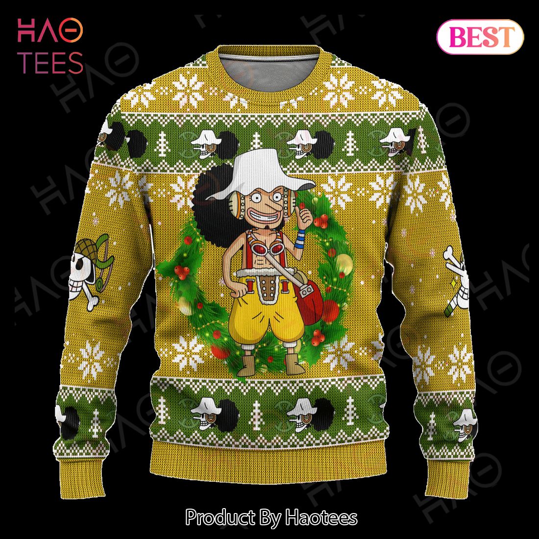 Usopp One Piece Anime Ugly Christmas Sweater Xmas Gift Usopp One Piece Anime Ugly Christmas Sweater Xmas Gift