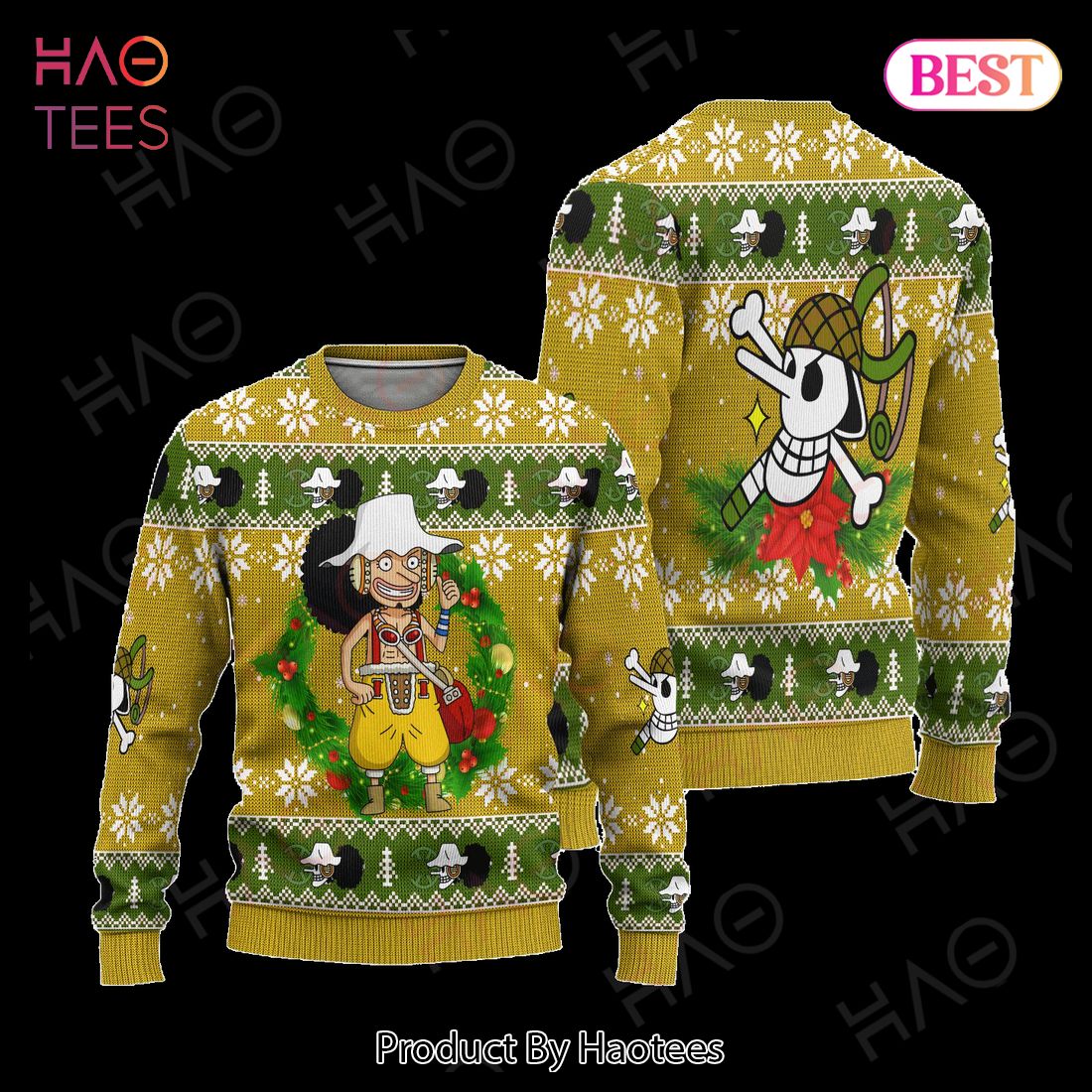 Usopp One Piece Anime Ugly Christmas Sweater Xmas Gift Usopp One Piece Anime Ugly Christmas Sweater Xmas Gift