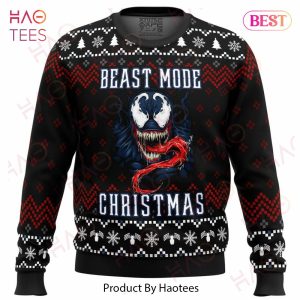 Venom Beast Mode Christmas Ugly Christmas Sweater