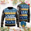 Veteran Sweater Soldier US Air Force Grey Blue Veteran Christmas Ugly Sweater 2022