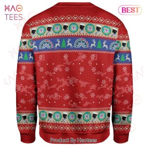 Veteran Sweater US Coast Guard Veteran Christmas Red Ugly Sweater 2022