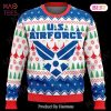 Veteran Ugly Sweater Veteran US Air Force Symbol Christmas Pattern Sweater 2022