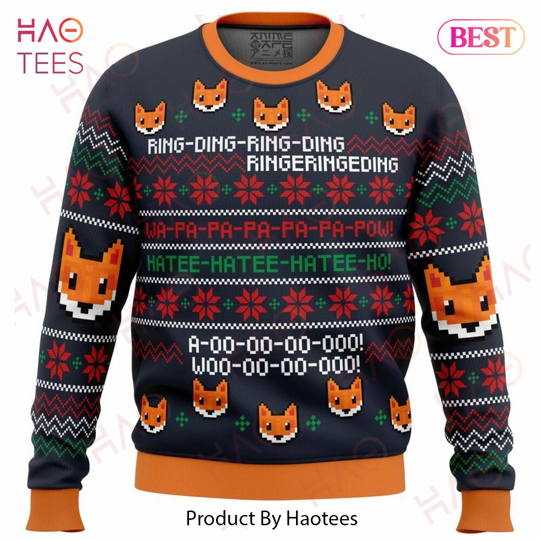 What Does The Fox Say Christmas Sweater