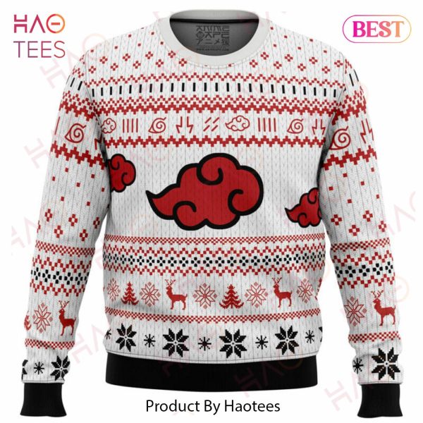 White Christmas Akatsuki Christmas Sweater