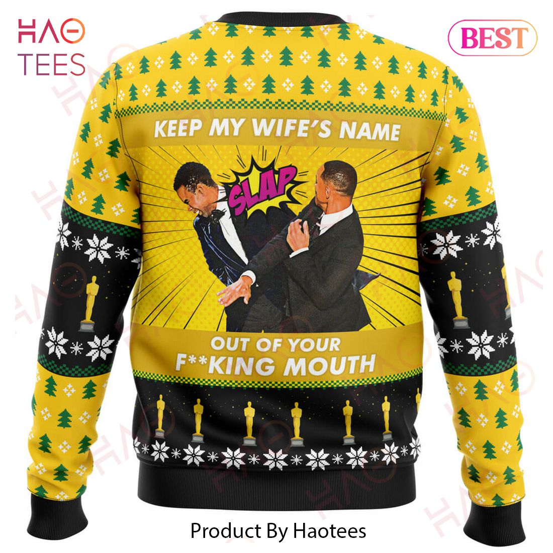 Will Smith Slaps Chris Rock Meme Ugly Christmas Sweater Will Smith Slaps Chris Rock Meme Ugly Christmas Sweater