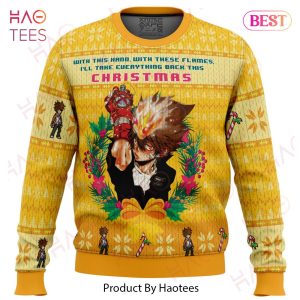 With This Hand, With These Flames Katekyo Hitman Reborn Ugly Christmas Sweater