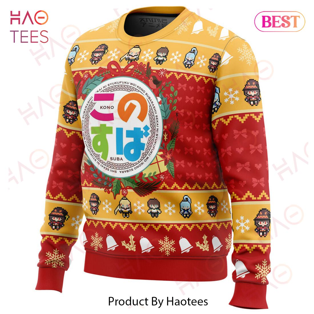 Wonderful Christmas Konosuba Ugly Christmas Sweater Wonderful Christmas Konosuba Ugly Christmas Sweater