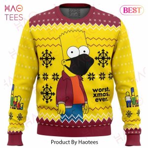 Worst Xmas Ever The Simpsons Ugly Christmas Sweater
