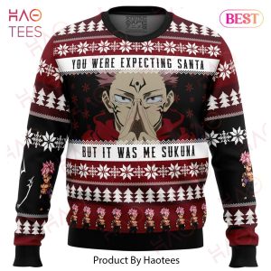 You Were Expecting Santa Sukuna Jujutsu Kaisen Ugly Christmas Sweater