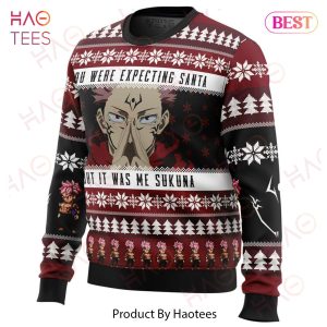 You Were Expecting Santa Sukuna Jujutsu Kaisen Ugly Christmas Sweater