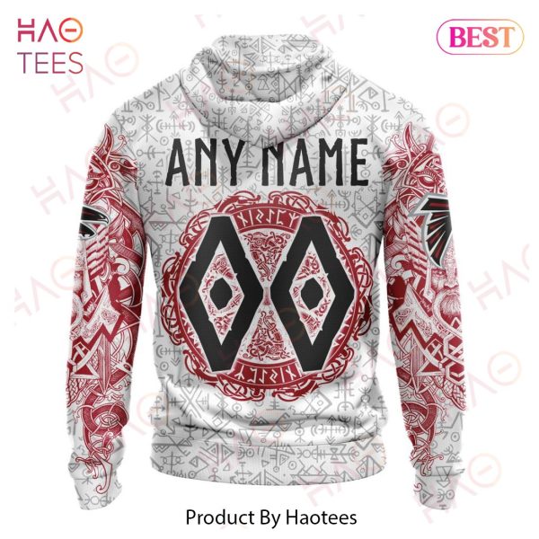 NFL Atlanta Falcons Norse Viking Symbols 3D Hoodie