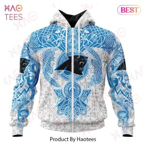 NFL Carolina Panthers Norse Viking Symbols 3D Hoodie