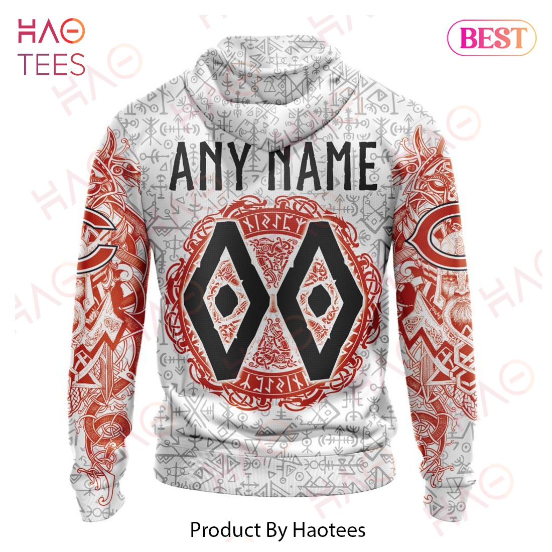 NFL Chicago Bears Norse Viking Symbols 3D Hoodie NFL Chicago Bears Norse Viking Symbols 3D Hoodie
