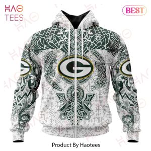NFL Green Bay Packers Norse Viking Symbols 3D Hoodie
