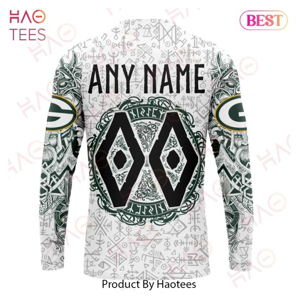 NFL Green Bay Packers Norse Viking Symbols 3D Hoodie
