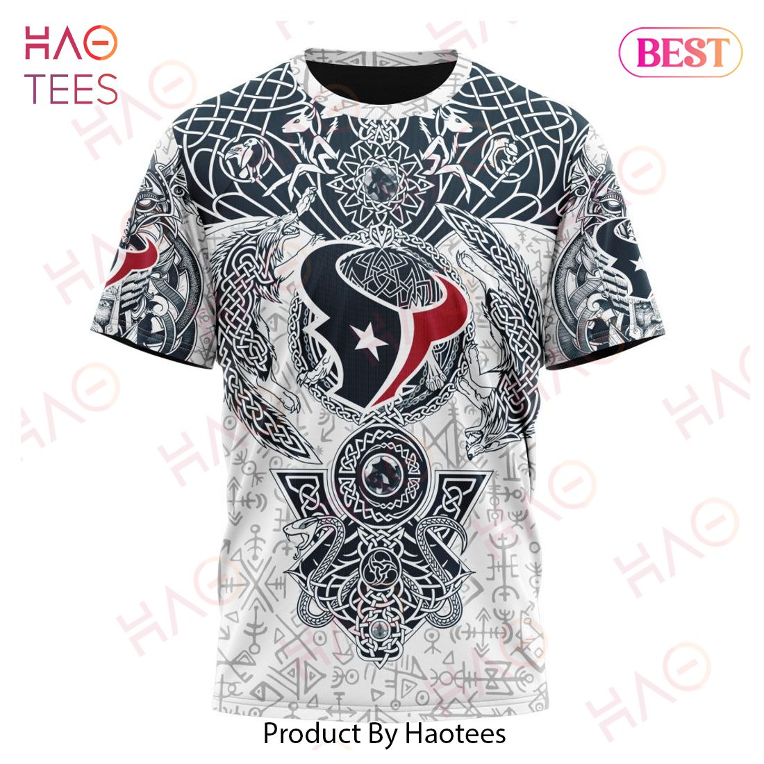 NFL Houston Texans Norse Viking Symbols 3D Hoodie NFL Houston Texans Norse Viking Symbols 3D Hoodie